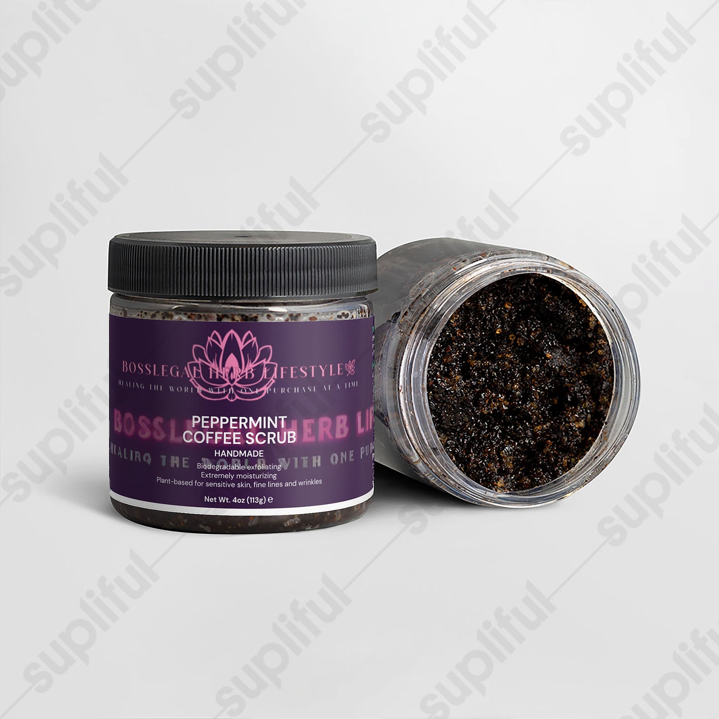 Peppermint Coffee Scrub