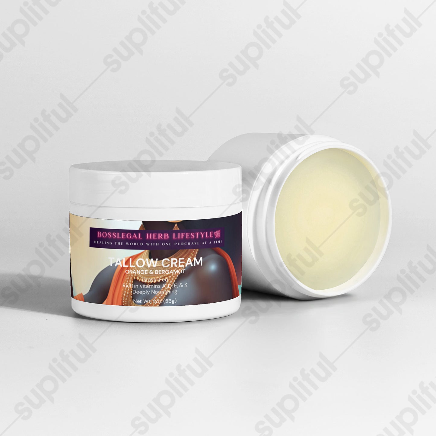 Tallow Cream Orange & Bergamot