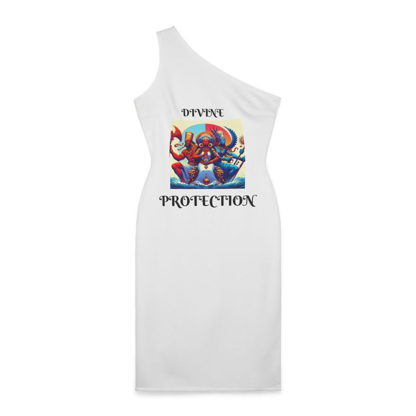 Shoulder Dress (AOP)