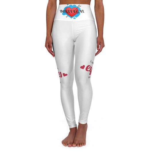 High Waisted Yoga Leggings (AOP)