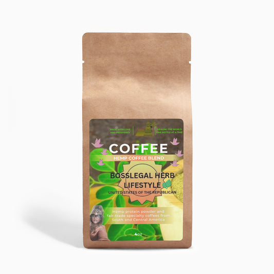 Organic Hemp Coffee Blend - Medium Roast 4oz