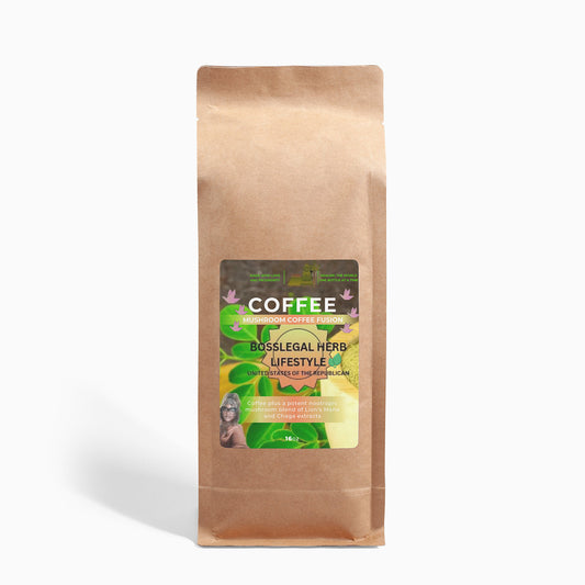 Mushroom Coffee Fusion - Lion’s Mane & Chaga 16oz