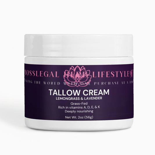 Tallow Cream Lemongrass & Lavender