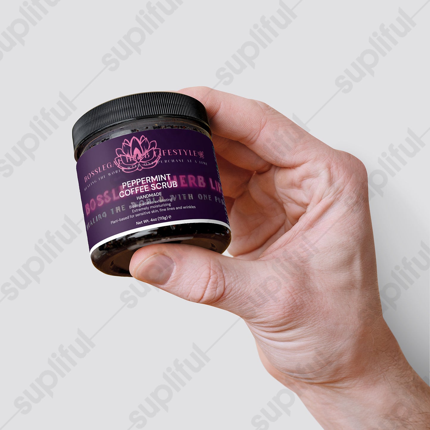 Peppermint Coffee Scrub