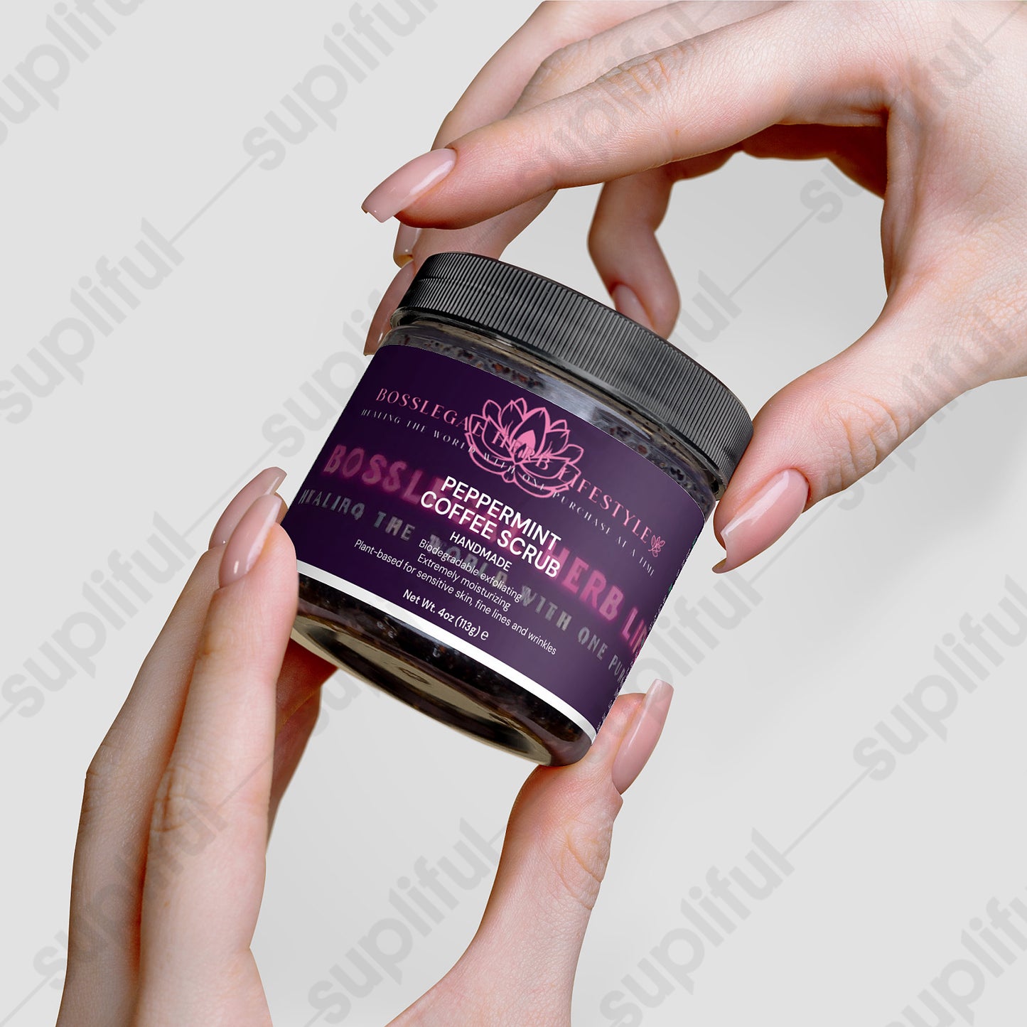 Peppermint Coffee Scrub