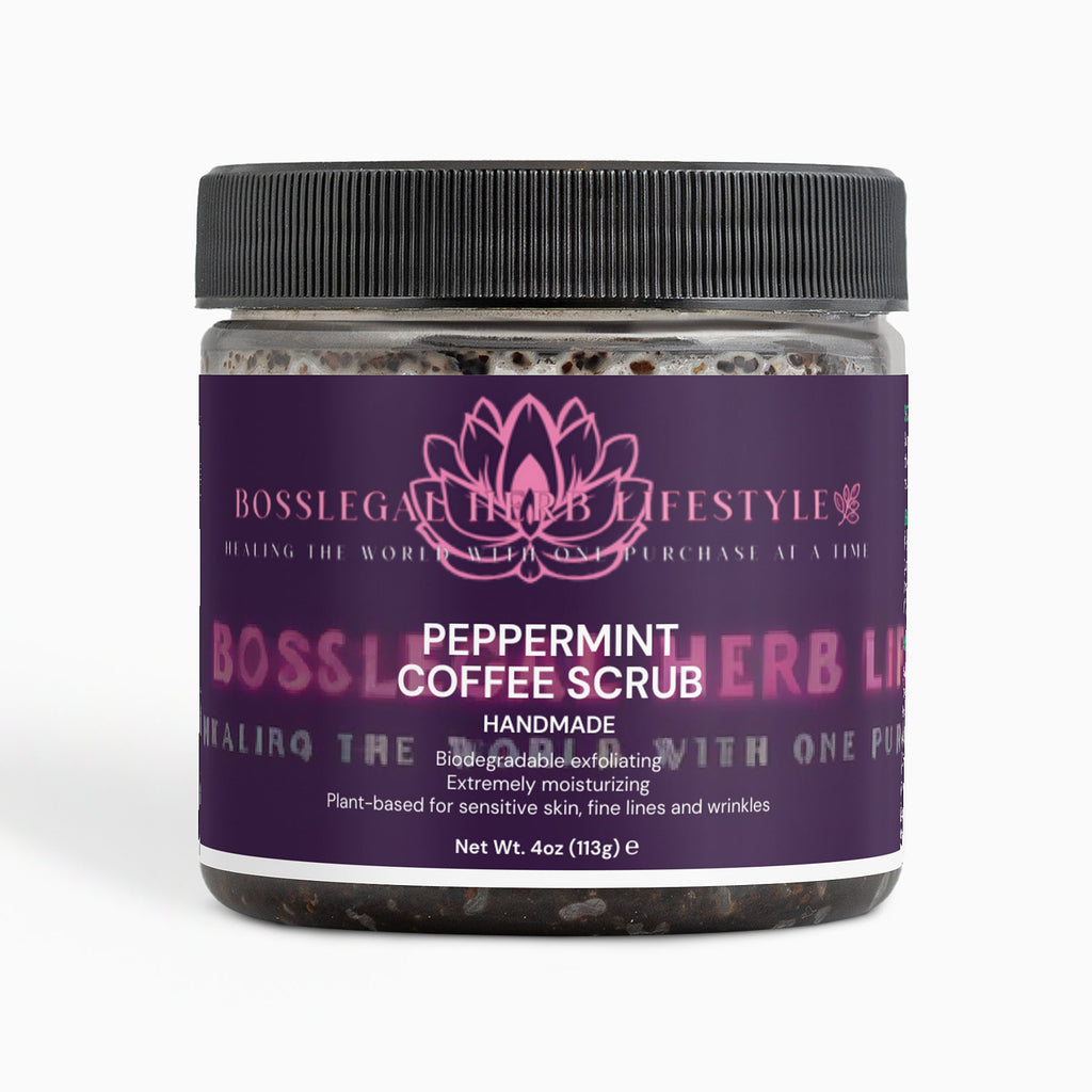 Peppermint Coffee Scrub
