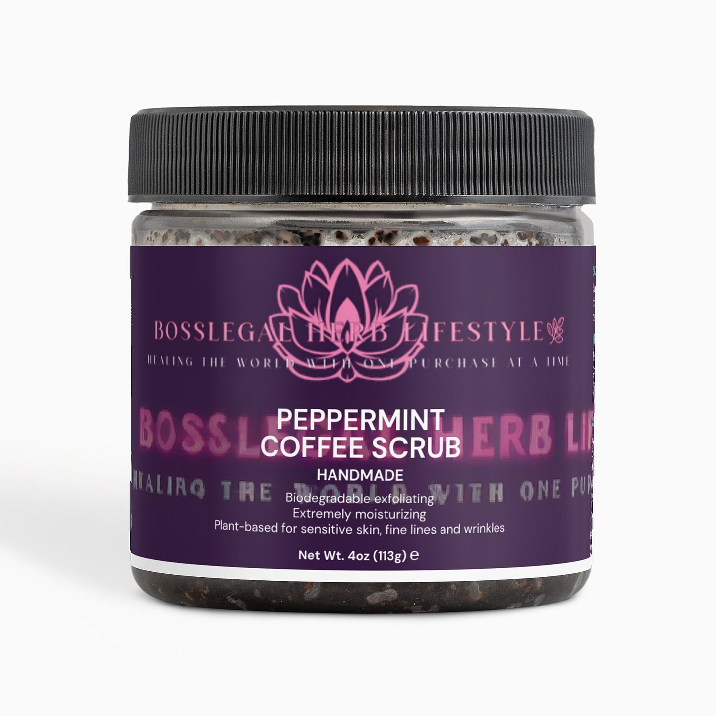 Peppermint Coffee Scrub