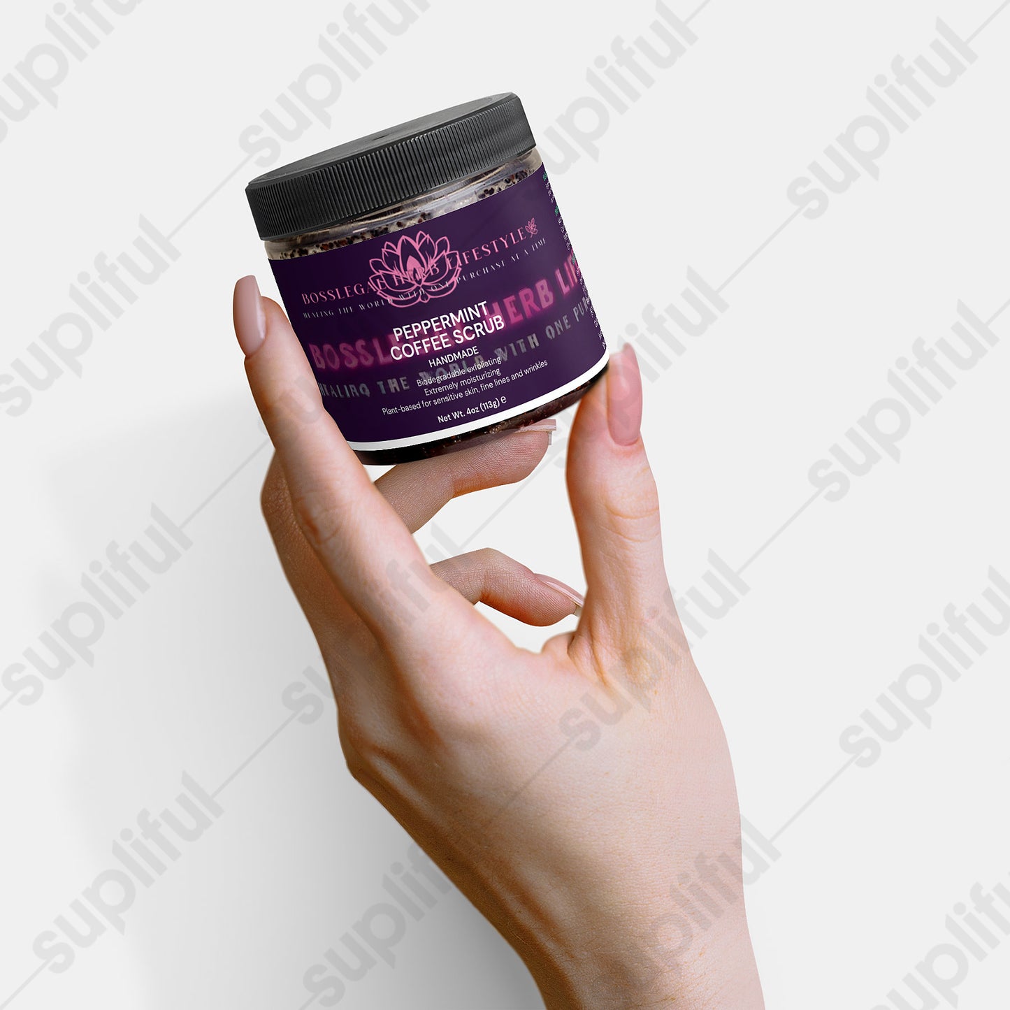 Peppermint Coffee Scrub