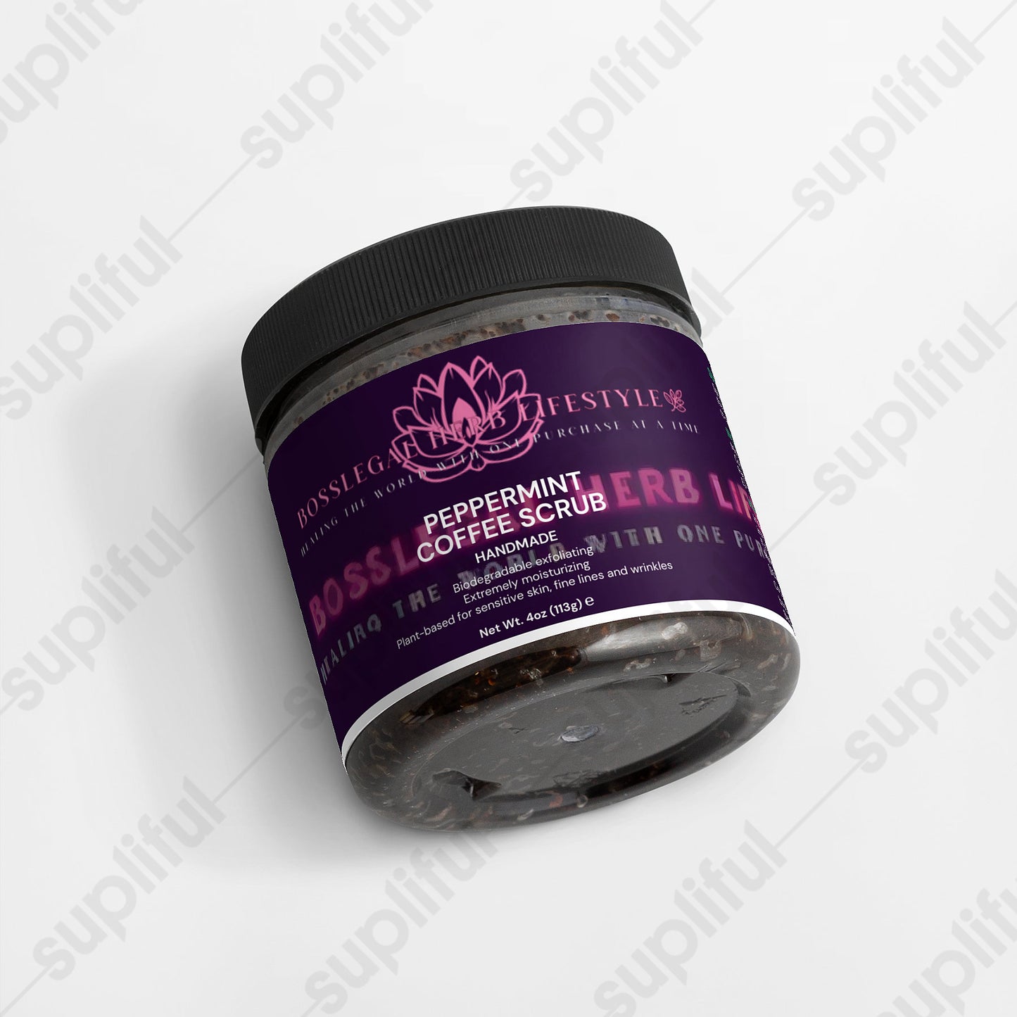 Peppermint Coffee Scrub