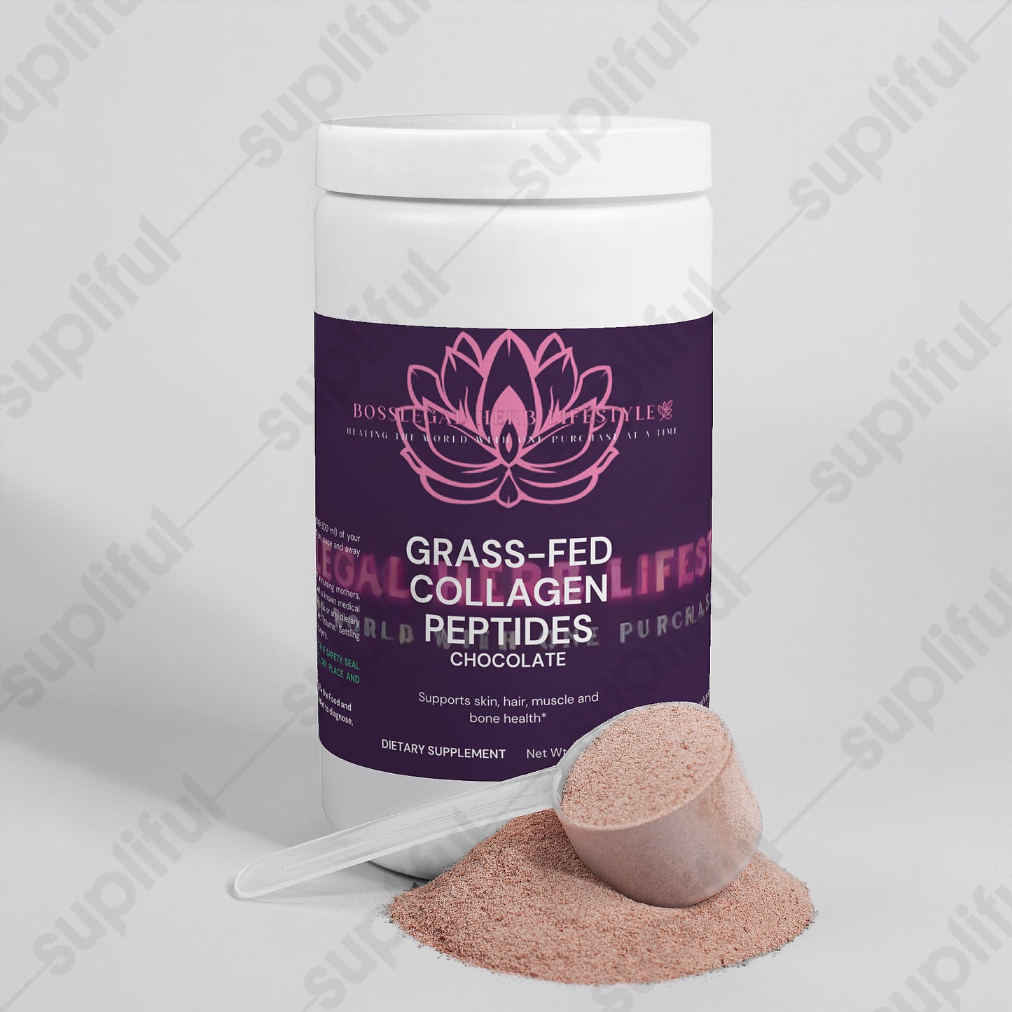 Grass-Fed Collagen Peptides Powder (Chocolate)