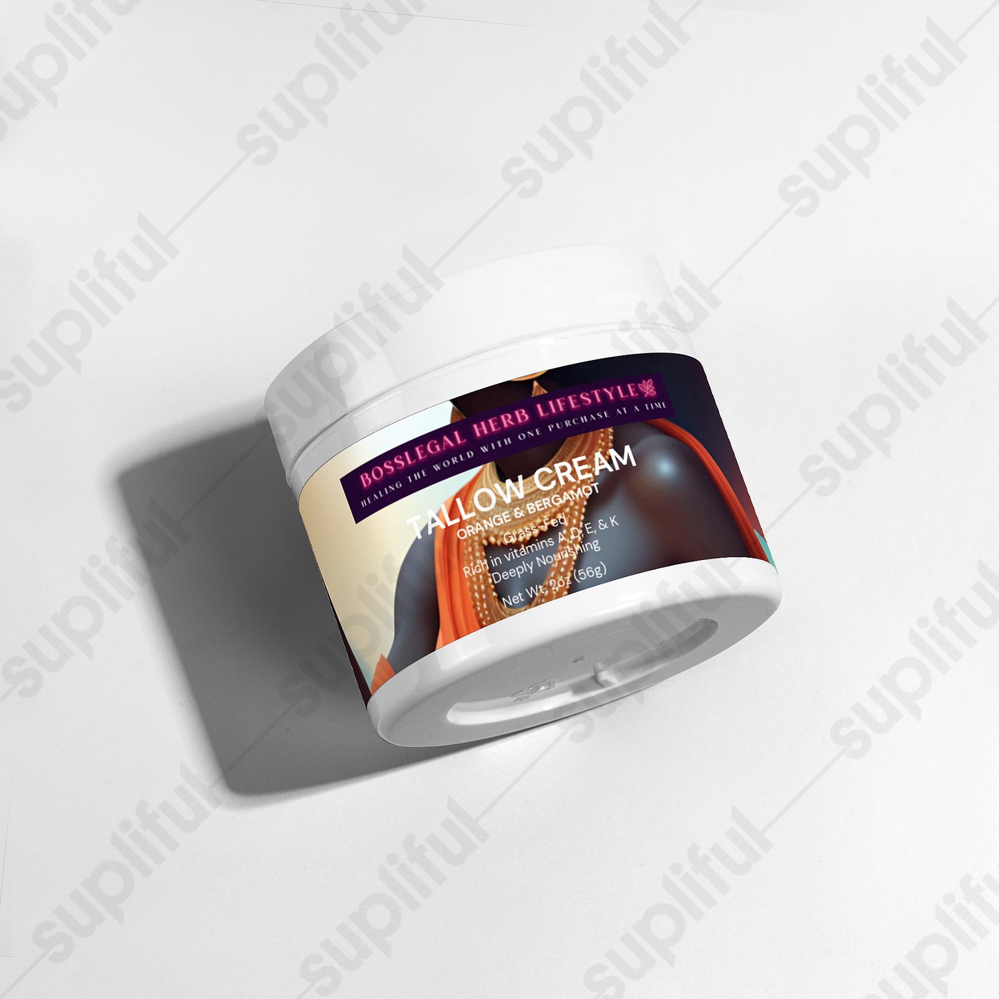 Tallow Cream Orange & Bergamot