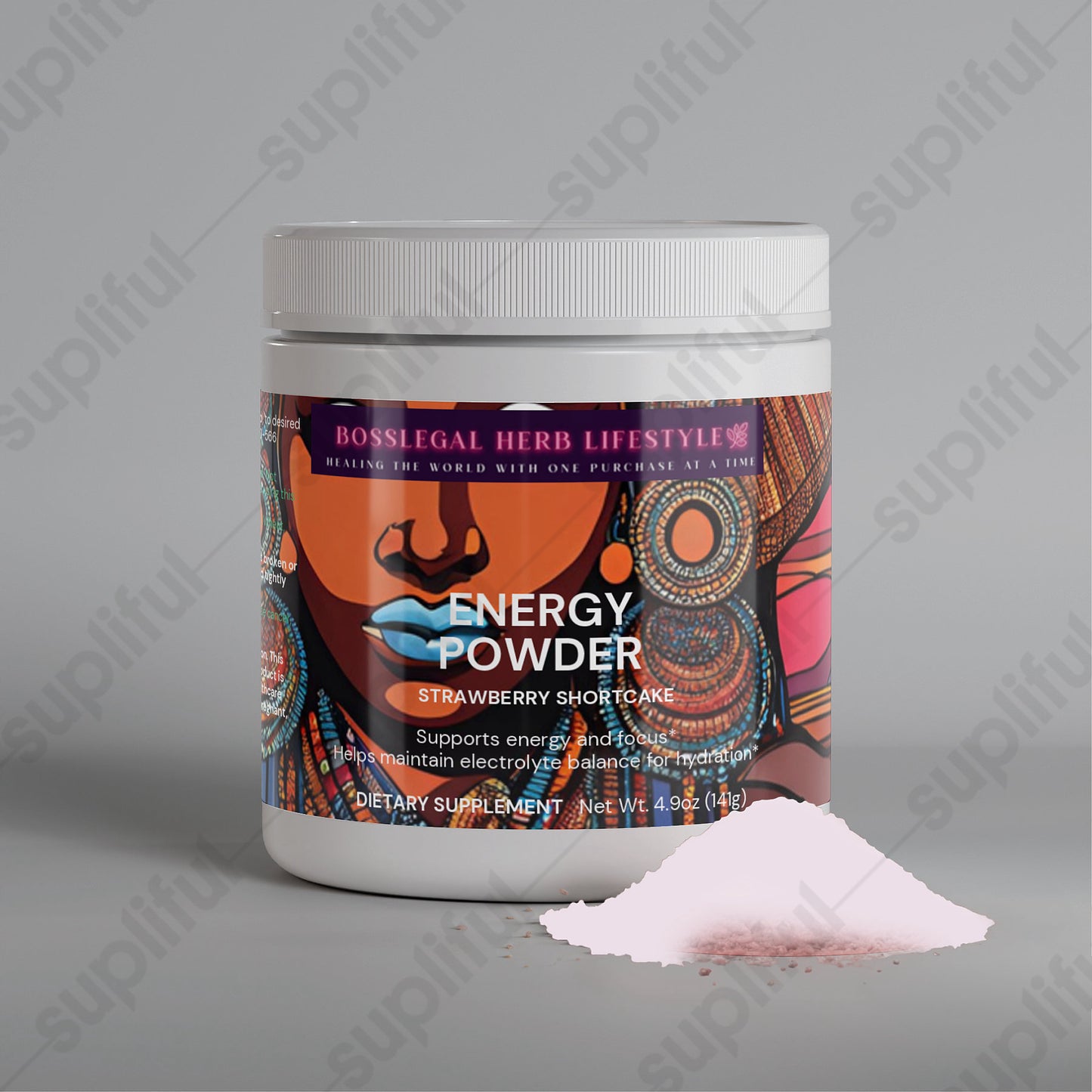 Energy Powder (Strawberry Shortcake)