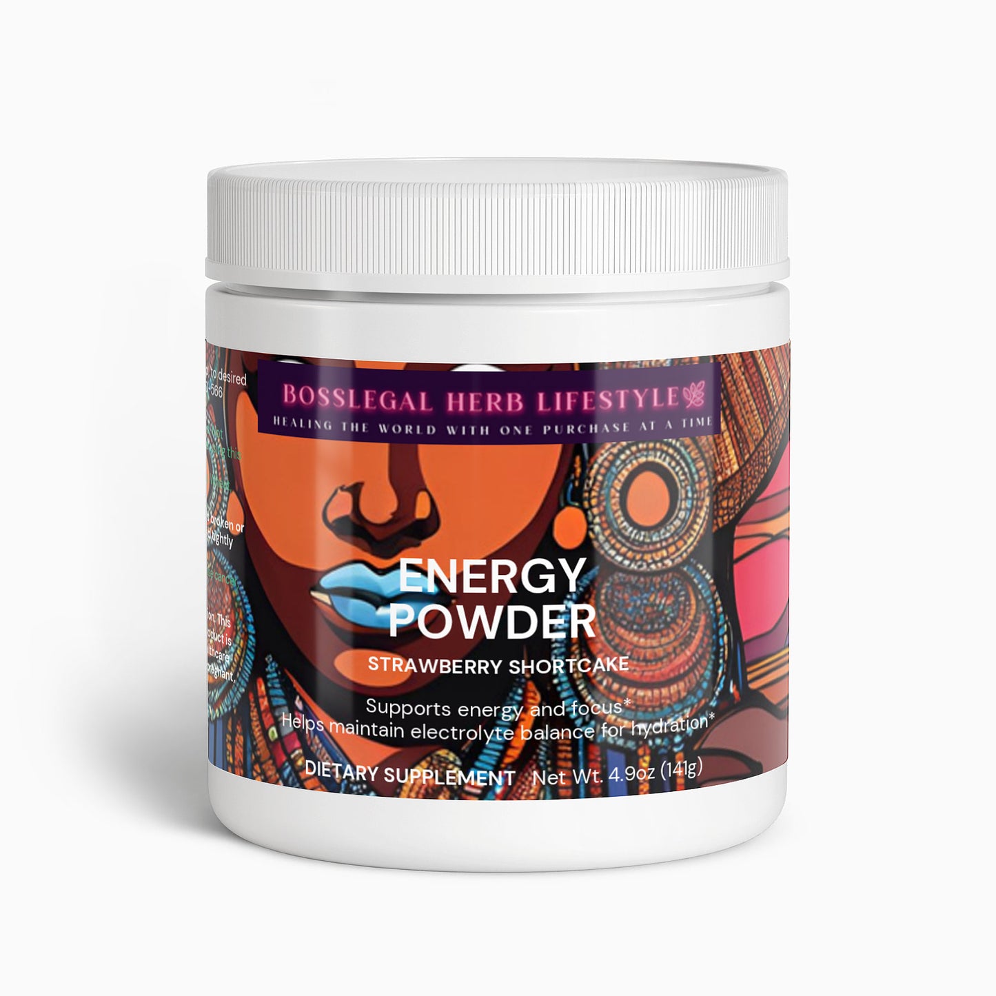 Energy Powder (Strawberry Shortcake)