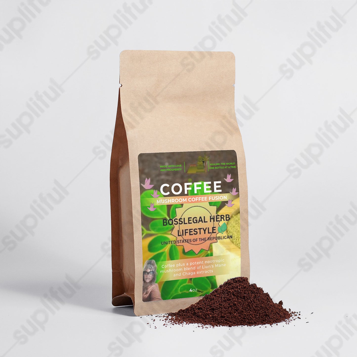 Mushroom Coffee Fusion - Lion’s Mane & Chaga 4oz