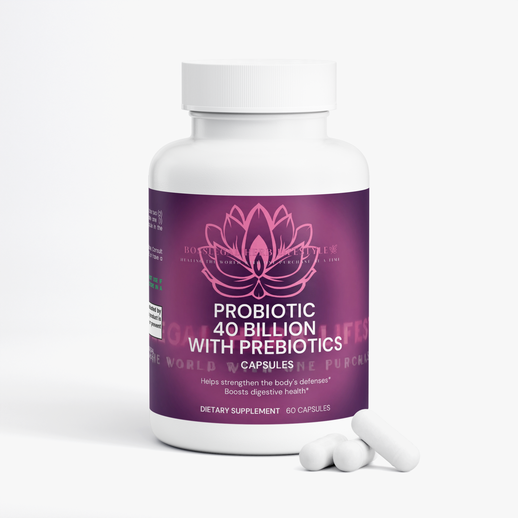 Probiotic 40 Billion with Prebiotics
