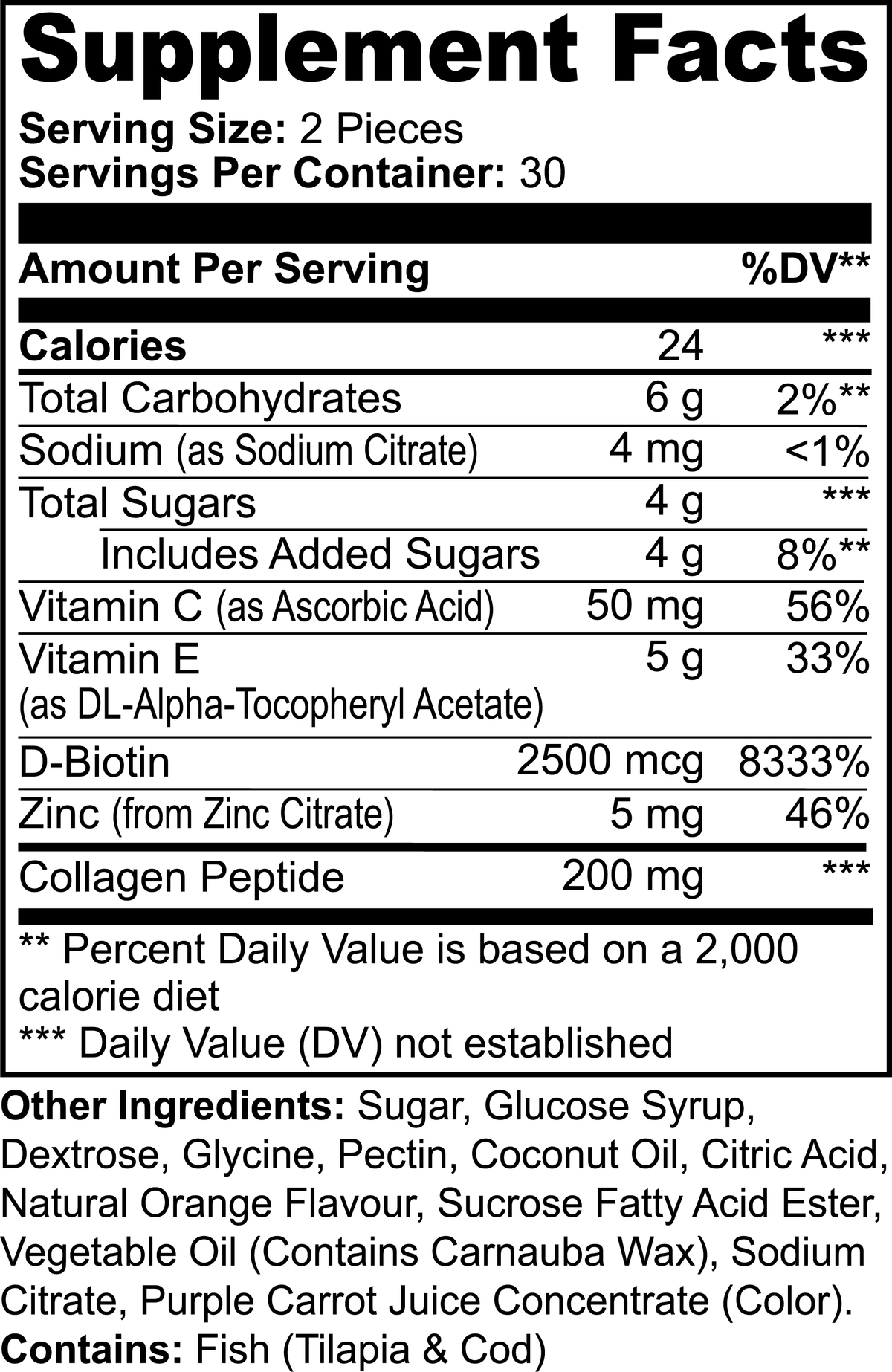 Collagen Gummies (Adult)