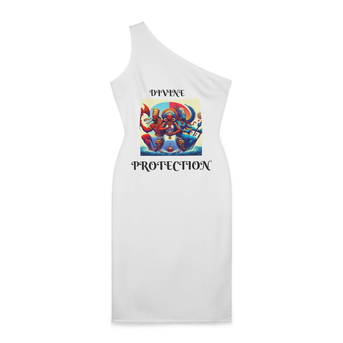 Shoulder Dress (AOP)