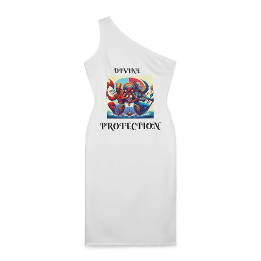 Shoulder Dress (AOP)